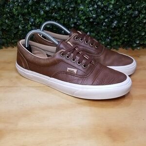 Vans Era - Brown Leather with marshmallow sole - 8.5M